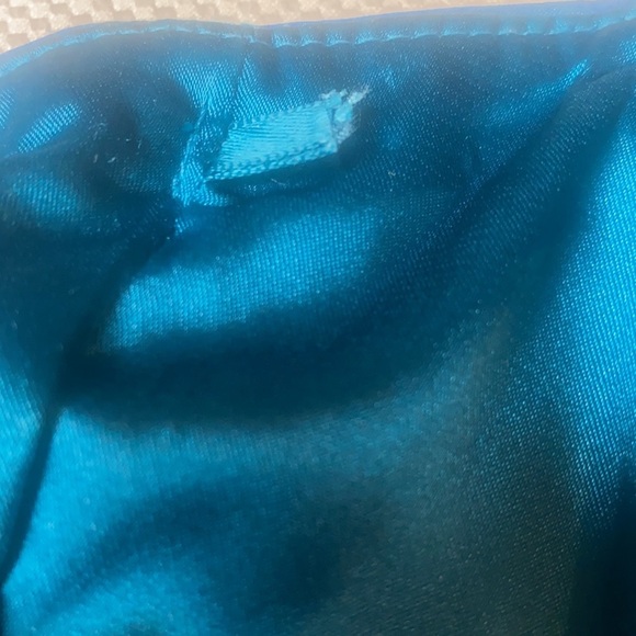 Caché Strapless Teal Cocktail Dress size Small - Picture 8 of 11